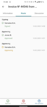 İndir docuForce İş Dünyası Android için Ekran görüntüsü 6