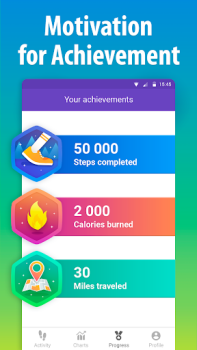 İndir Pedometre adımsayar - Yürüyüş Sağlık & Fitness Android için Ekran görüntüsü 3