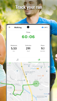 İndir Step Counter - Pedometer & Map Sağlık & Fitness Android için Ekran görüntüsü 2