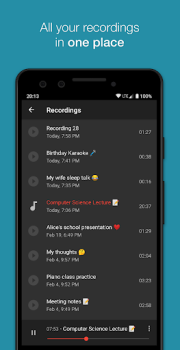 İndir Smart Voice Recorder Araçlar Android için Ekran görüntüsü 6
