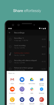 İndir Smart Voice Recorder Araçlar Android için Ekran görüntüsü 7