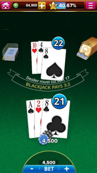 İndir BLACKJACK! Kart oyunları Android için Ekran görüntüsü 3