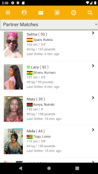 İndir KissesOfAfrica Flirt Flört Android için Ekran görüntüsü 7