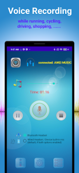 İndir Earbuds Voice Recorder Müzik ve Ses Android için