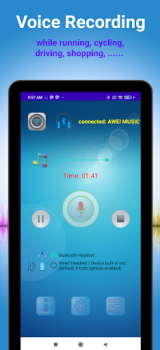 İndir Earbuds Voice Recorder Müzik ve Ses Android için Ekran görüntüsü 5