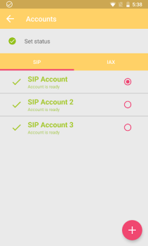 İndir Zoiper IAX SIP VOIP Softphone İletişim Android için Ekran görüntüsü 7