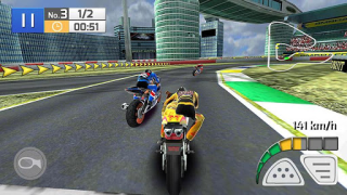 İndir Gerçek bir motor yarışı 3D Yarış Android için Ekran görüntüsü 2