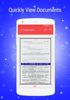 İndir Docx Viewer İş Android için Ekran görüntüsü 5