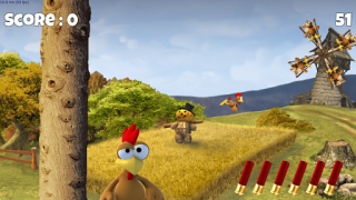 İndir Moorhuhn - Crazy Chicken Remak Arcade Android için Ekran görüntüsü 3