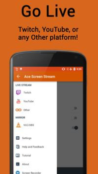 İndir Ace Live Streaming Araçlar Android için Ekran görüntüsü 2