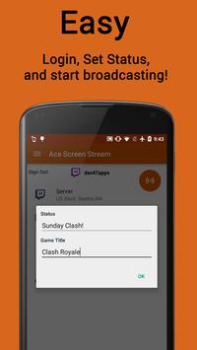 İndir Ace Live Streaming Araçlar Android için Ekran görüntüsü 4