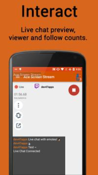 İndir Ace Live Streaming Araçlar Android için Ekran görüntüsü 5