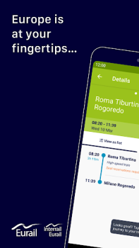 İndir Eurail/Interrail Rail Planner Haritalar ve Navigasyon Android için