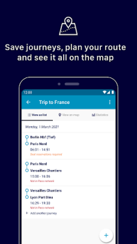 İndir Eurail/Interrail Rail Planner Haritalar ve Navigasyon Android için Ekran görüntüsü 4