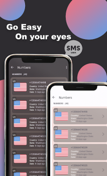 İndir USA Number Receive SMS online İletişim Android için Ekran görüntüsü 3