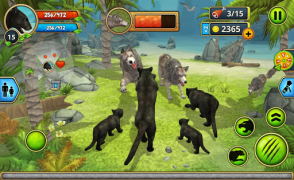 İndir Panther Family Sim Online - Animal Simulator Simülatörler Android için Ekran görüntüsü 6