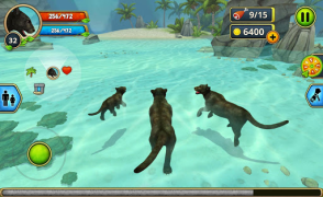 İndir Panther Family Sim Online - Animal Simulator Simülatörler Android için Ekran görüntüsü 7