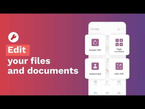 iLovePDF: PDF Düzenle ve Tara