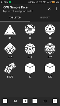 RPG Simple Dice