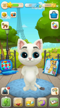 İndir Konuşan Kedi Oscar Gündelik Android için Ekran görüntüsü 3