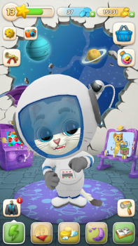 İndir Konuşan Kedi Oscar Gündelik Android için Ekran görüntüsü 6