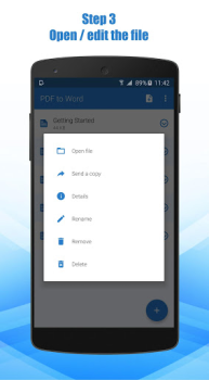 İndir PDF to Word Converter İş Android için Ekran görüntüsü 4