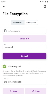 İndir Crypto - Encryption Tools Araçlar Android için Ekran görüntüsü 3