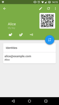 İndir OpenKeychain: Easy PGP İletişim Android için Ekran görüntüsü 4