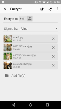 İndir OpenKeychain: Easy PGP İletişim Android için Ekran görüntüsü 5