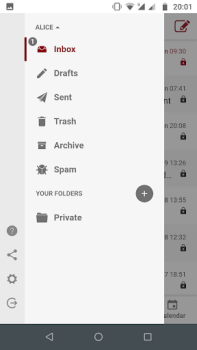 İndir Tutanota: basit güvenli eposta İletişim Android için Ekran görüntüsü 6