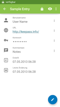 İndir Keepass2Android Password Safe Araçlar Android için Ekran görüntüsü 2