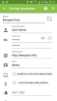 İndir Keepass2Android Password Safe Araçlar Android için Ekran görüntüsü 3