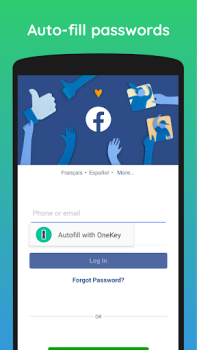İndir One Key: password manager İş Android için Ekran görüntüsü 4