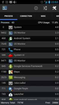 İndir OS Monitor Araçlar Android için Ekran görüntüsü 2