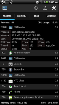 İndir OS Monitor Araçlar Android için Ekran görüntüsü 3
