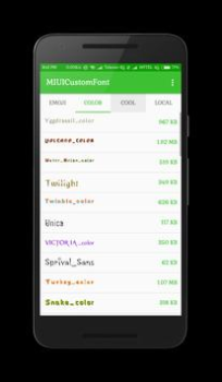 İndir Custom Font Installer For MIUI Araçlar Android için Ekran görüntüsü 3