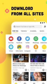 İndir SnapTube Video oynatıcılar ve düzenleyiciler Android için Ekran görüntüsü 3