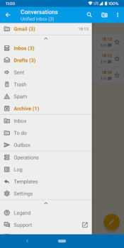 İndir FairEmail, privacy aware email İletişim Android için Ekran görüntüsü 2