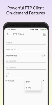 İndir FTP Tool - Fast FTP Server Araçlar Android için Ekran görüntüsü 3