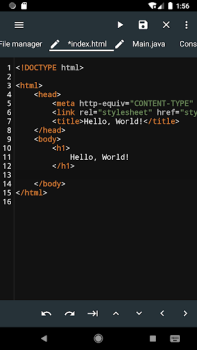 İndir Html Editor Araçlar Android için Ekran görüntüsü 4