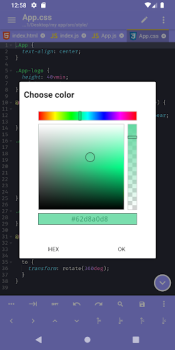 İndir Acode - code editor | FOSS İş Android için Ekran görüntüsü 2