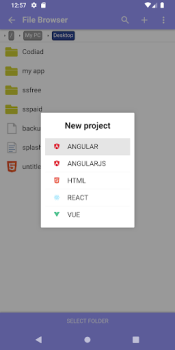 İndir Acode - code editor | FOSS İş Android için Ekran görüntüsü 5