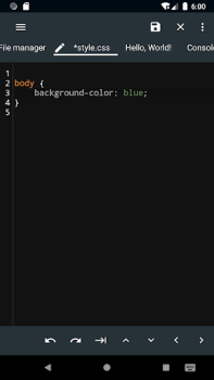 İndir WebCode - html, css, js ide İş Android için Ekran görüntüsü 6