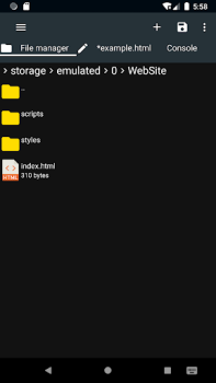 İndir WebCode - html, css, js ide İş Android için Ekran görüntüsü 7