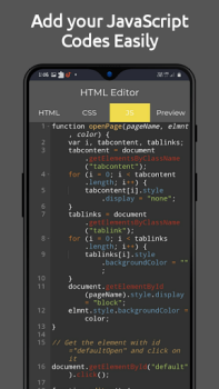 İndir HTML Editor - HTML, CSS & JS İş Android için Ekran görüntüsü 4