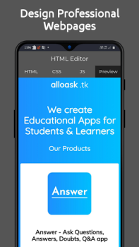 İndir HTML Editor - HTML, CSS & JS İş Android için Ekran görüntüsü 5