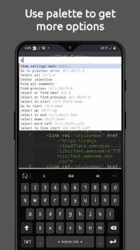 İndir HTML Editor - HTML, CSS & JS İş Android için Ekran görüntüsü 6