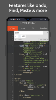İndir HTML Editor - HTML, CSS & JS İş Android için Ekran görüntüsü 7
