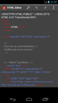İndir HTML Editor Araçlar Android için Ekran görüntüsü 2