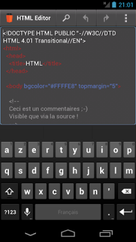 İndir HTML Editor Araçlar Android için Ekran görüntüsü 3
